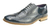 Frank James Newman Men's Leather Hi Shine Formal Brogue Shoes