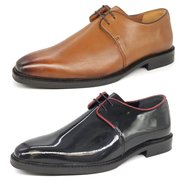 HX London Dagenham Derby Leather Shoes