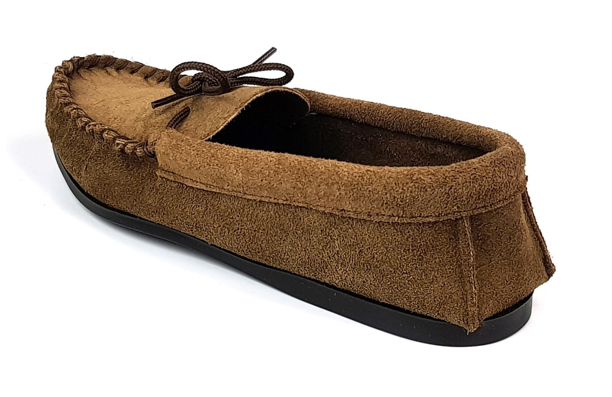 Coopers Suede Leather Moccasin Slippers Made In England