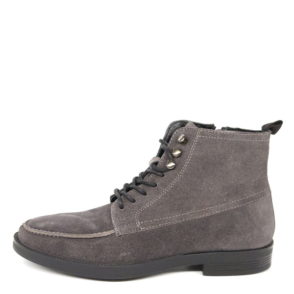 HX London Ealing Suede Lace Up Leather Boots