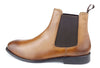 Frank James Windsor Men's Leather Sole Pull On Chelsea Boots