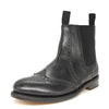 Frank James Benchgrade Ludlow Leather Sole Welted Chelsea Brogue Dealer Boots