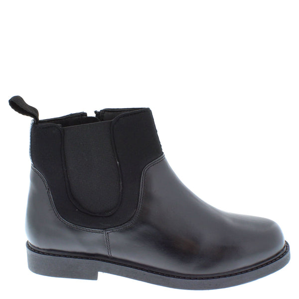 Frank James Epsom Kids' Leather Neoprene Zip Up Chelsea Boots