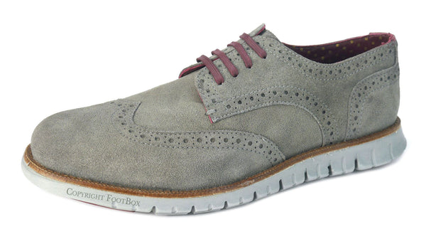 London Brogues Gatz Men's Suede Lightweight Derby Shoes