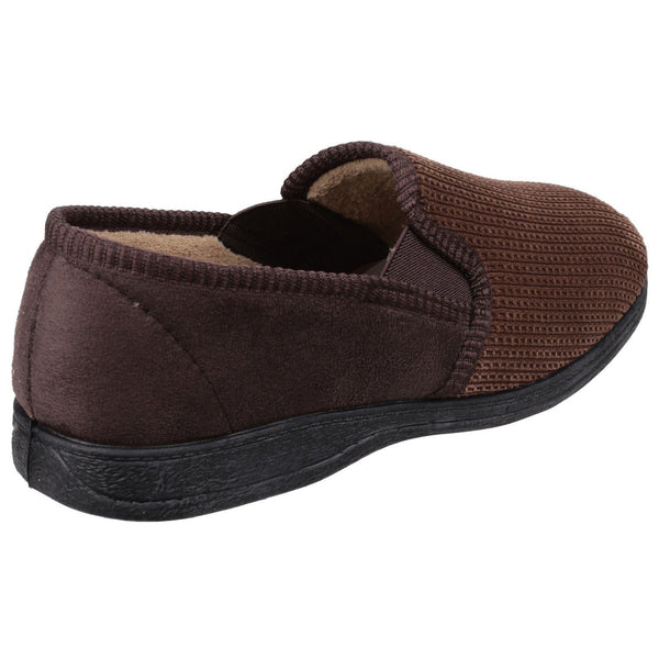 Fleet & Foster Tim Twin Gusset Slippers