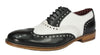 London Brogues Men's Leather Lace Up Wingtip Gatsby Brogues