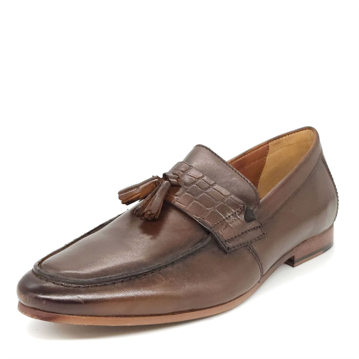 HX London Barking Tassel Leather Loafers