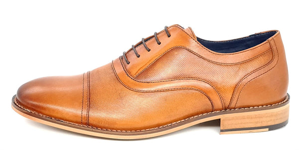 Herbert Frank Holborn Men's Leather Oxford Cap Shoes