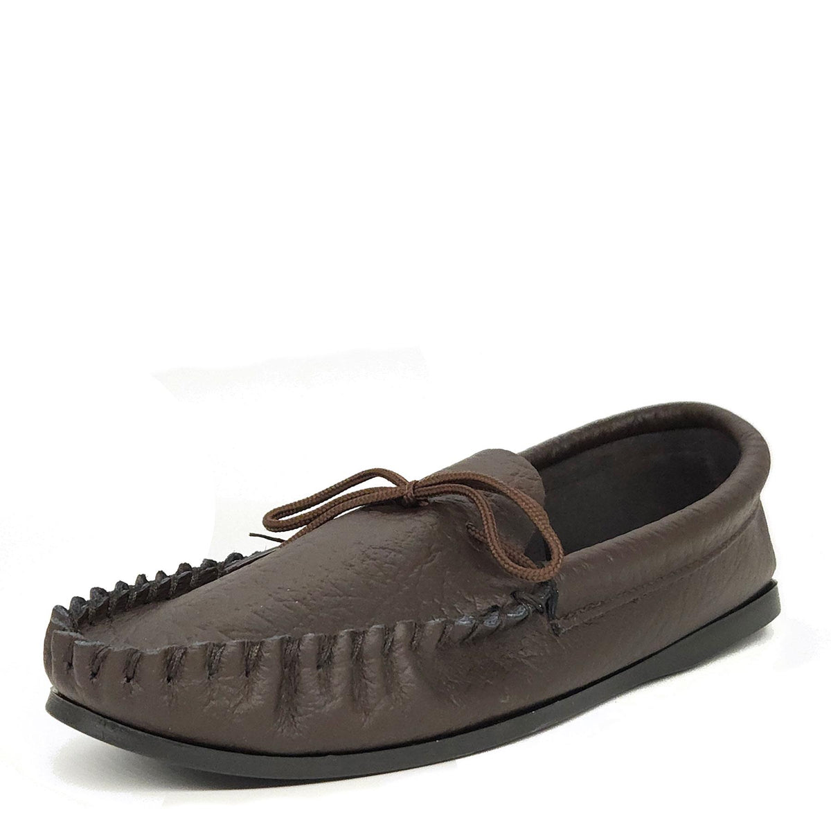 Coopers Moccasin Traditional Mens Leather Outdoor Slippers