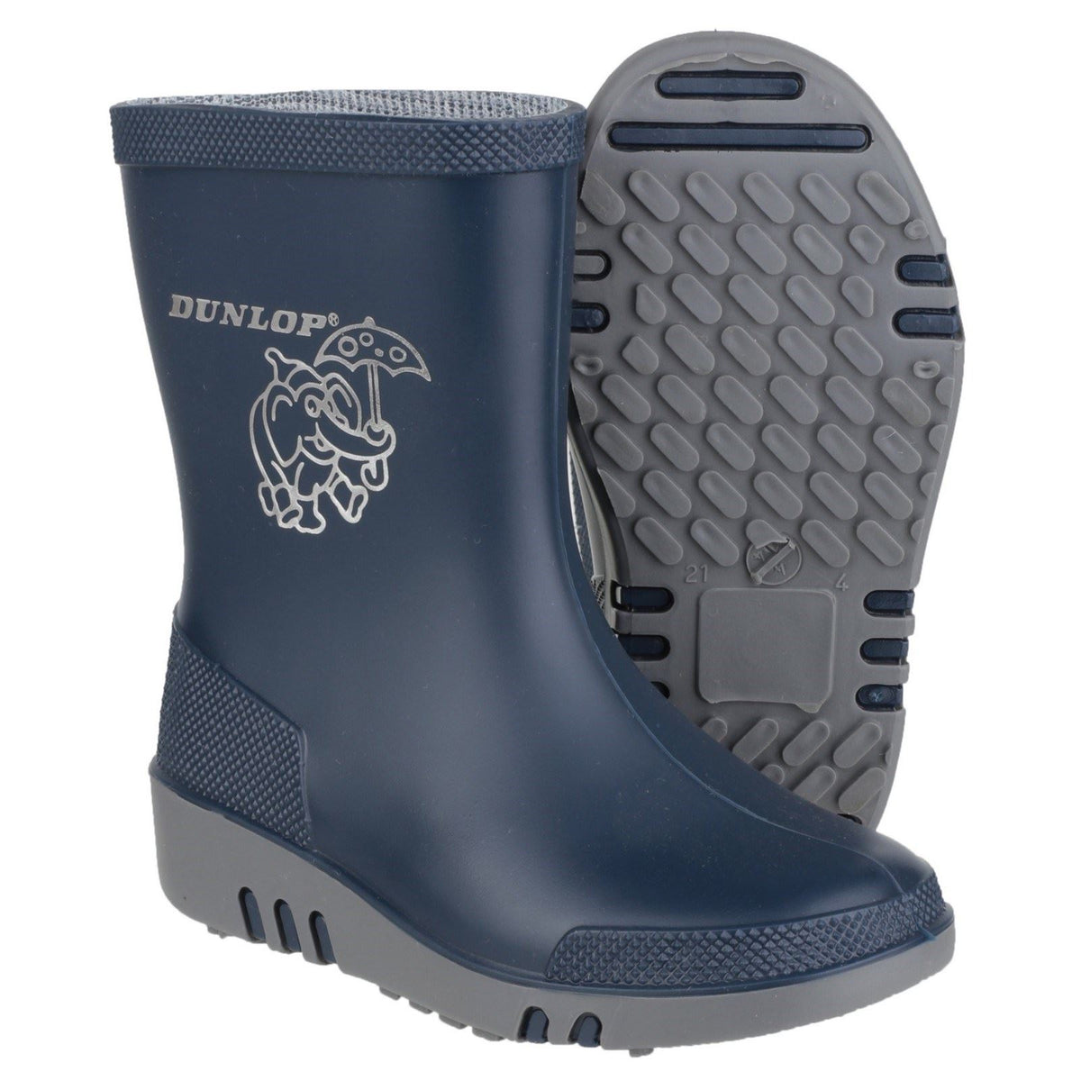 Dunlop Mini Elephant Wellington Junior Boots