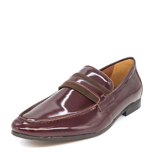 HX London Croydon Patent Leather Loafers