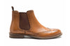 Red Tape Crick Downton Men's Leather Brogue Chelsea Boots