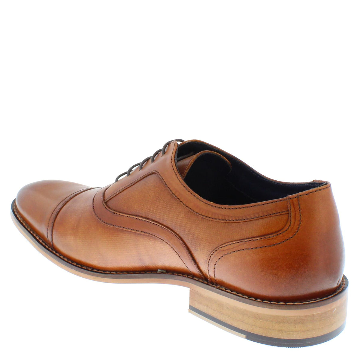 Herbert Frank Holborn Men's Leather Oxford Cap Shoes