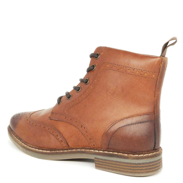 Red Tape Crick Dixon Men's Leather Lace Up Brogue Boots