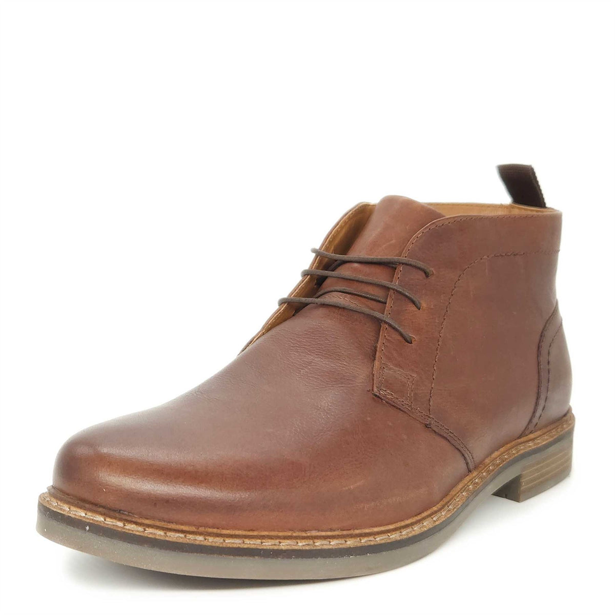 Red Tape Crick Dallas Men's Leather Lace Up Chukka Boots