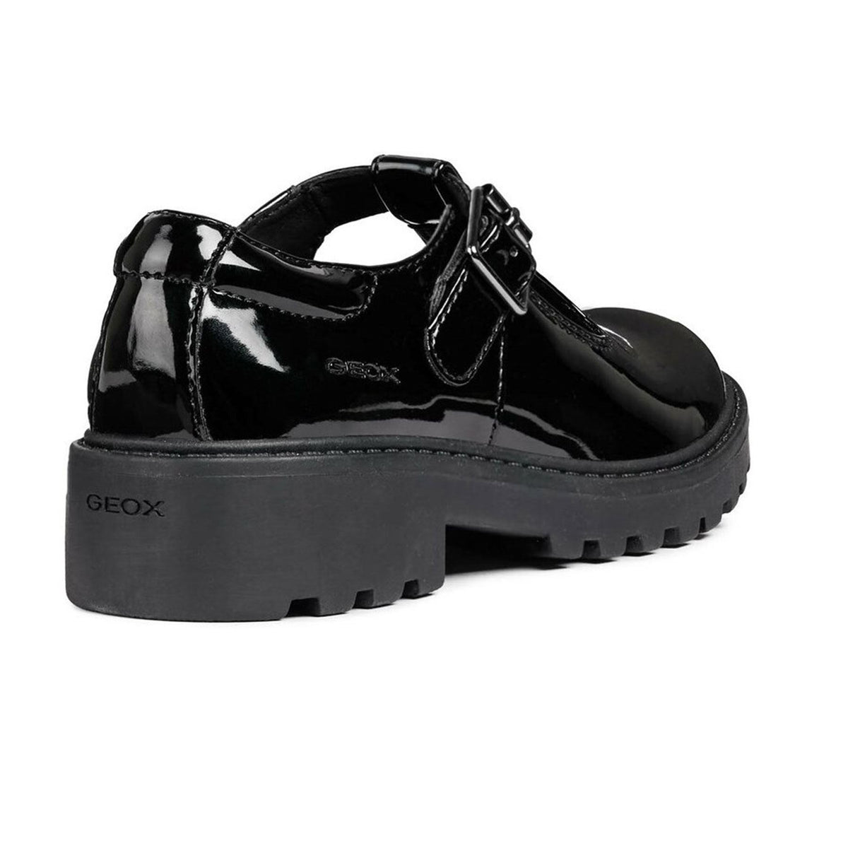 Geox Girls School Buckle J Casey G. E Shoes