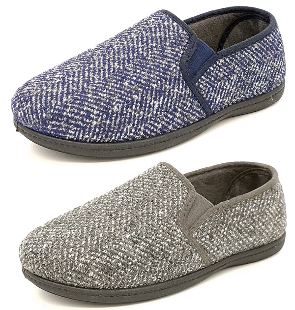 Dunlop Joel Men's Moccasin Memory Foam Slippers