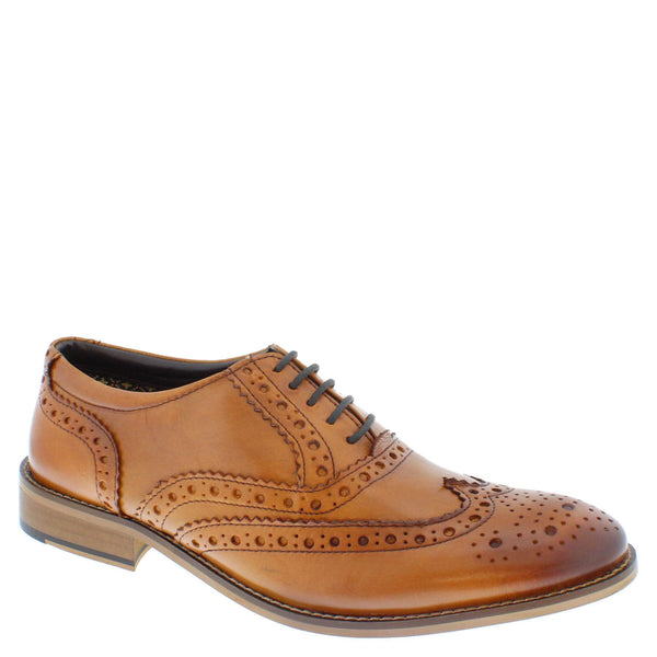 Herbert Frank Enfield Men's Leather Lace Up Brogue Shoes