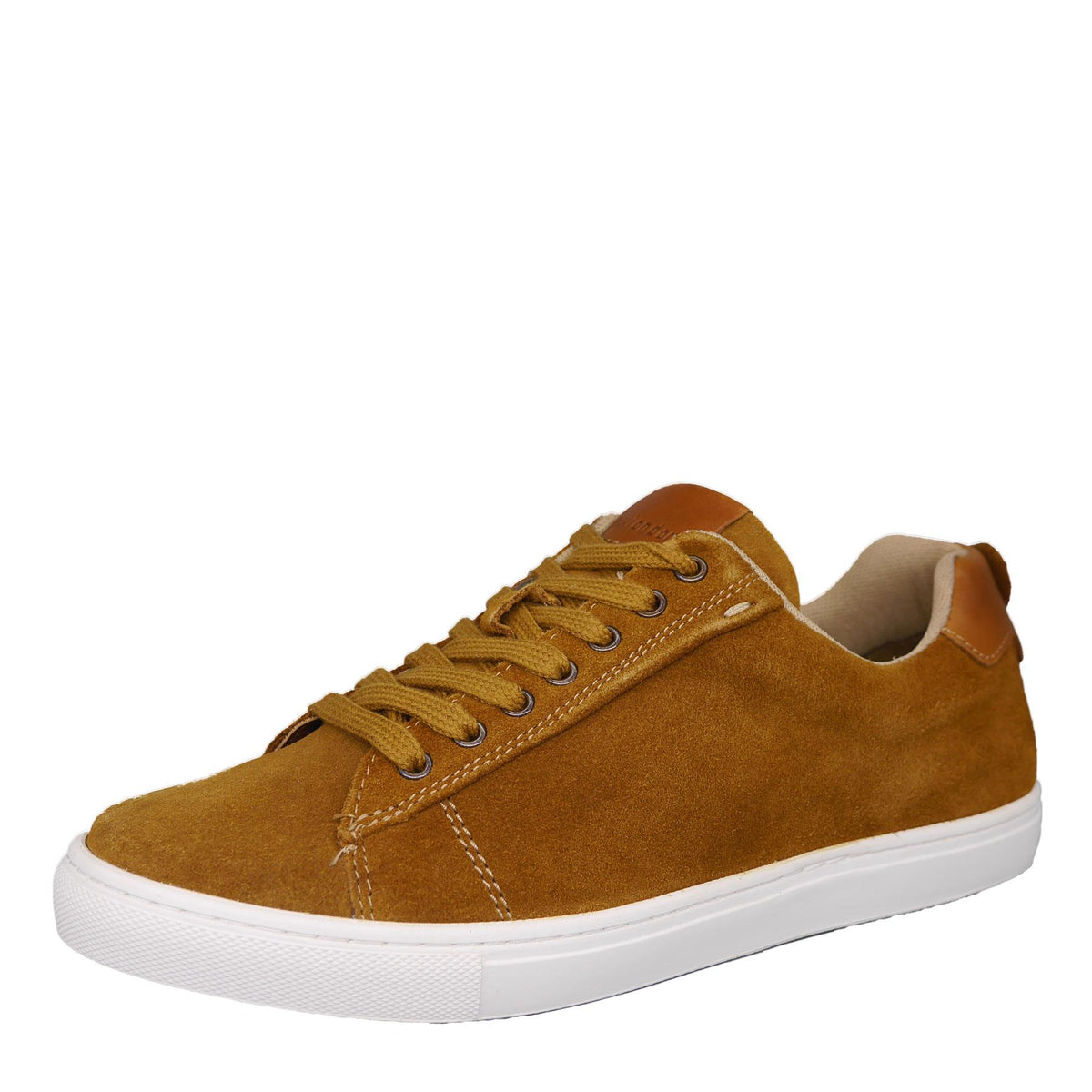 HX London Romford Suede Smart Lace Up Trainers