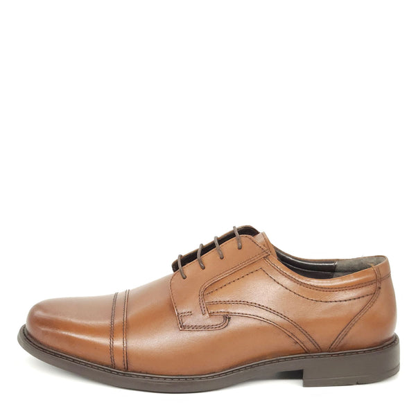 Oaktrak Mens Leather Derby Lace Up Leather Shoes