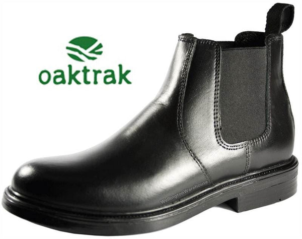 Oaktrak Kids' Walton Smooth Leather Chelsea Boots