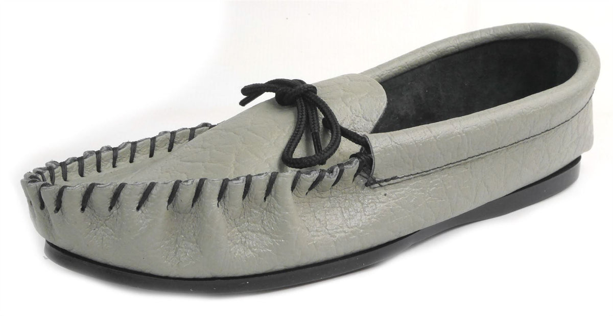 Coopers Moccasin Traditional Mens Leather Outdoor Slippers