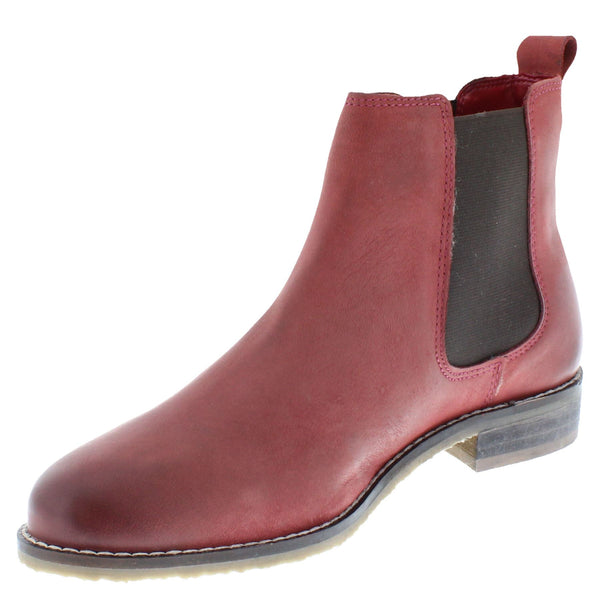 Frank James Aintree Women's Leather Nubuck Pull On Chelsea Boots