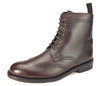 Frank James Benchgrade Moreton Leather Sole Welted Lace Up Brogue Dealer Boots