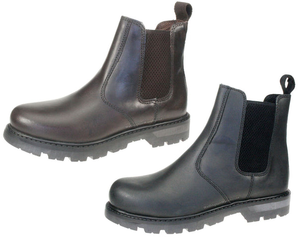 Oaktrak Kids' Rocksley Leather Chelsea Dealer Boots