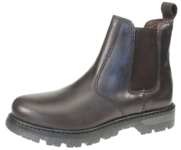 Oaktrak Kids' Rocksley Leather Chelsea Dealer Boots