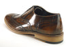 Frank James Newman Men's Leather Hi Shine Formal Brogue Shoes