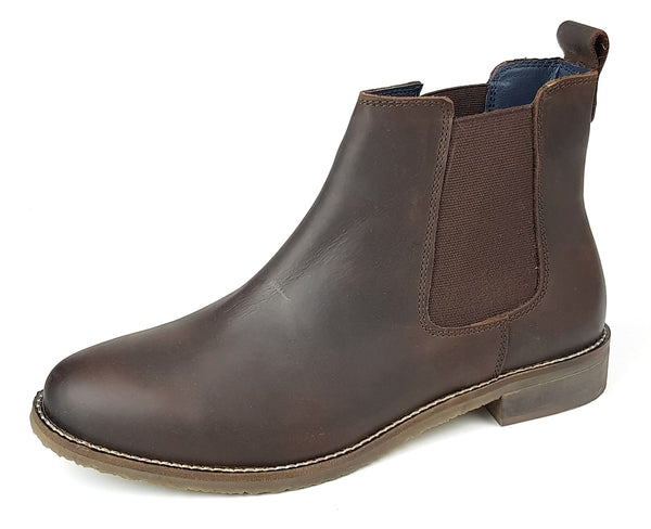 Frank James Aintree Women's Leather Pull On Chelsea Boots