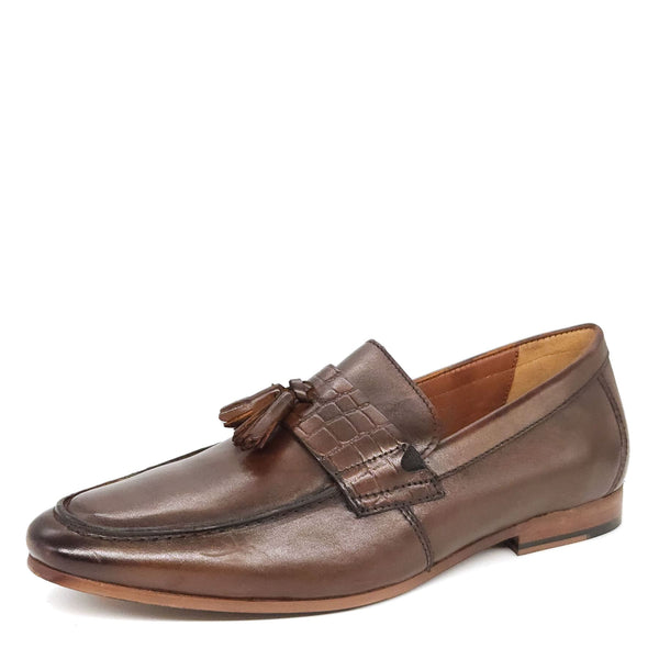 HX London Barking Tassel Leather Loafers