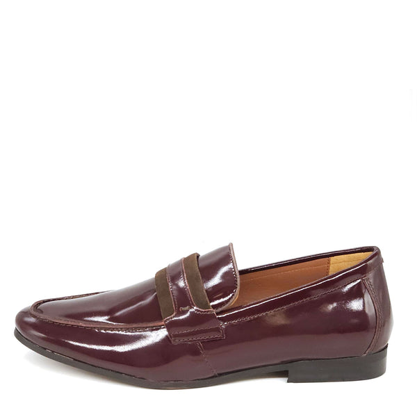 HX London Croydon Patent Leather Loafers