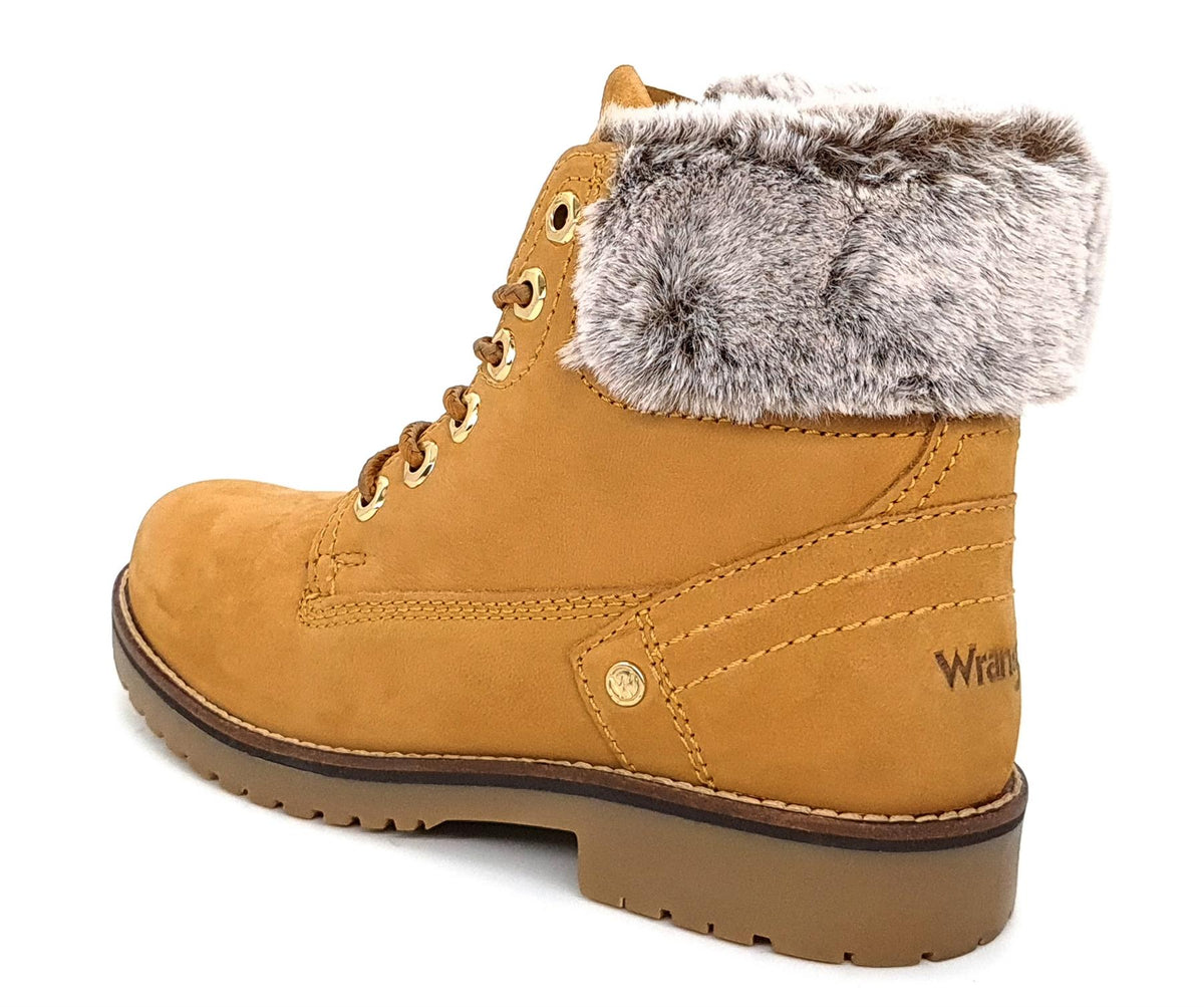 Wrangler Alaska Women's Warm Fleece Lined Lace Up Ankle Boots