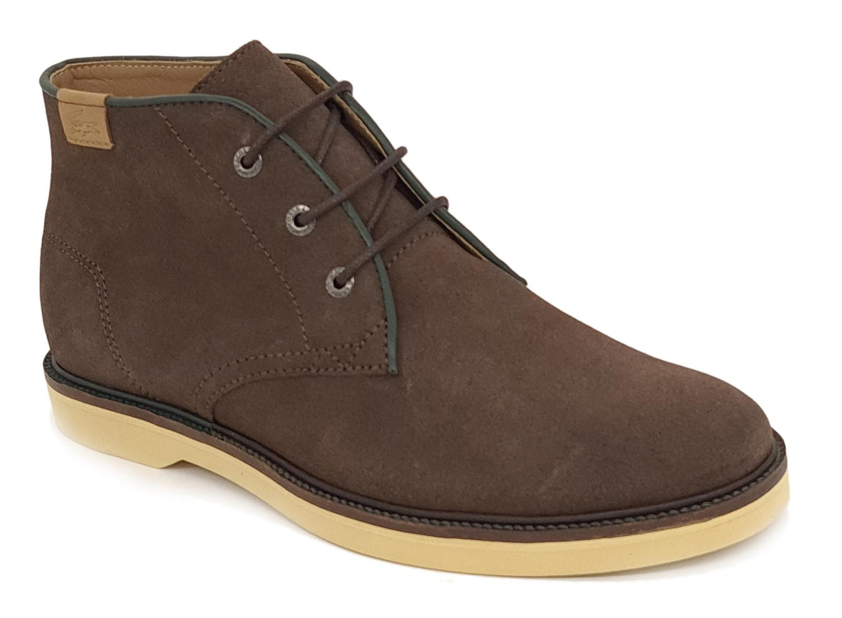 Lacoste Sherbrooke Men's Brown Leather Lace Up Boots