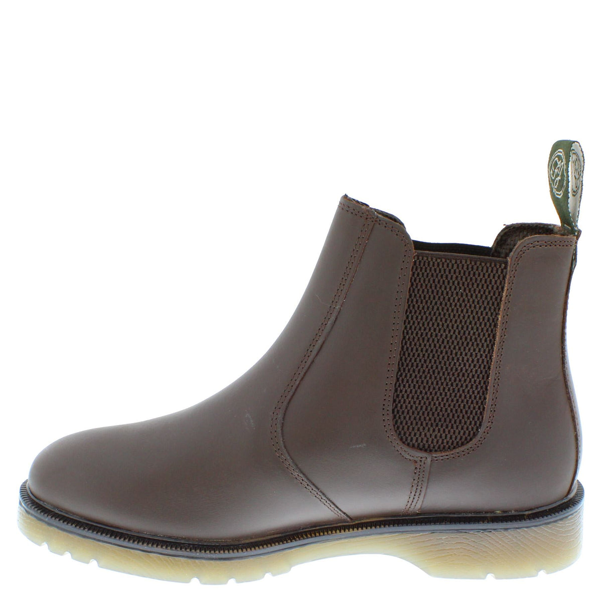 Frank James Naseby Men's Leather Pull On Chelsea Dealer Boots