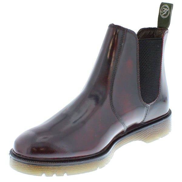 Frank James Naseby Men's Leather Pull On Chelsea Dealer Boots