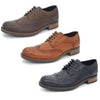 HX London Wandsworth Brogue Leather Shoes