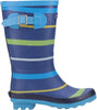 Cotswold Stripe Wellington Boots