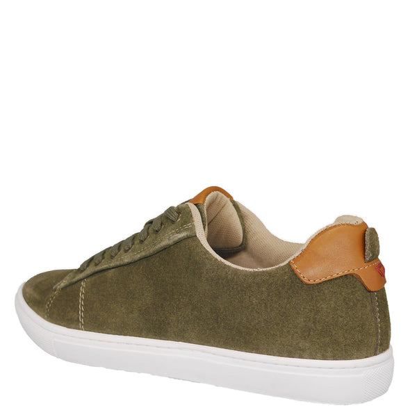 HX London Romford Suede Smart Lace Up Trainers