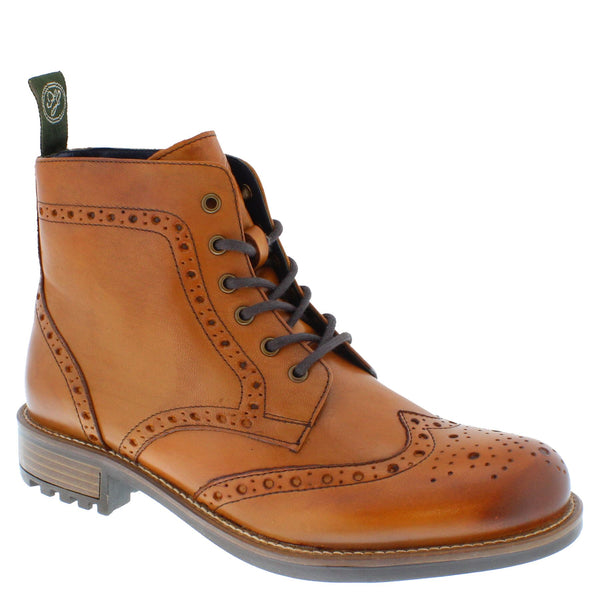 Frank James Camden Men's Leather Lace Up Brogue Boots