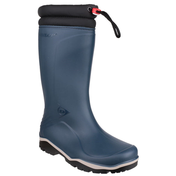 Dunlop Blizzard Fleece Lined Padded Collar Wellington Boots