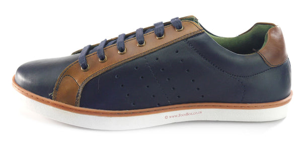 Silver Street Gower Men's Casual Leather Lace Up Trainers