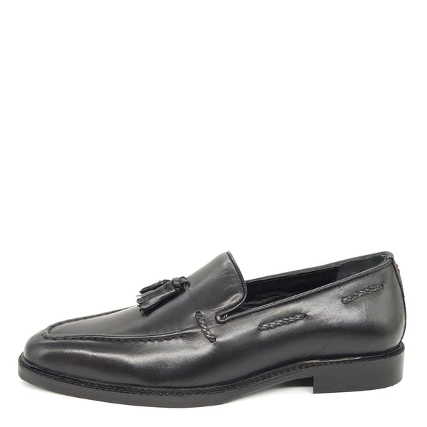 HX London Beddington Tassel Leather Loafers