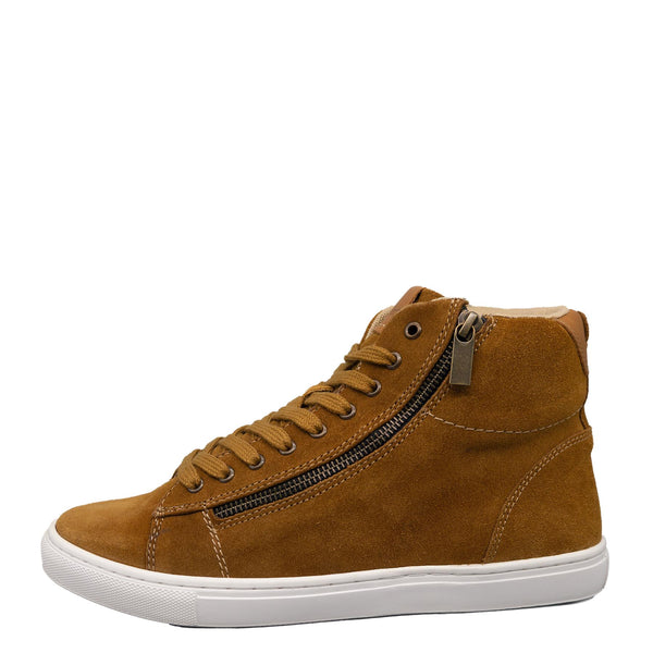 HX London Ilford Suede High Top Trainers