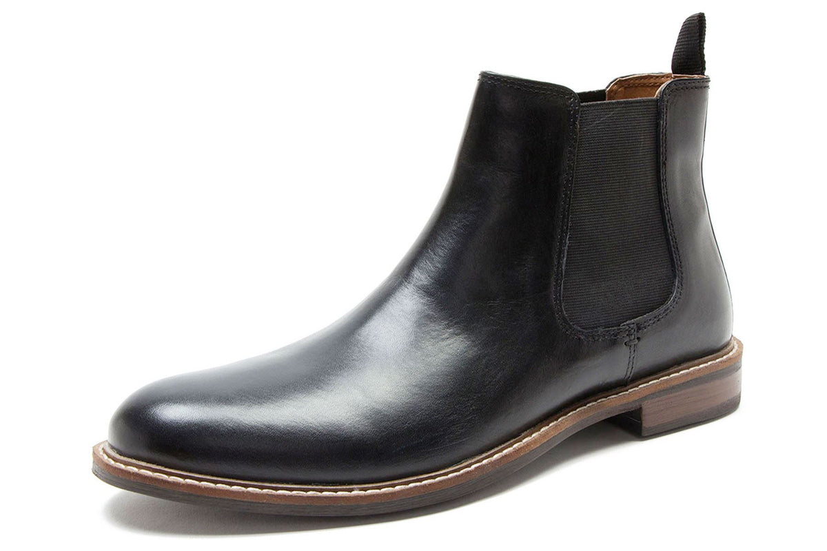 Red Tape Crick Bateman Men's Leather Pull On Chelsea Boots