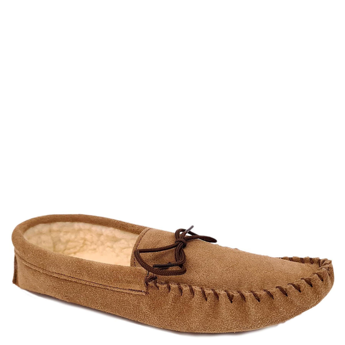 Coopers Men's Fleece Lined Softsole Moccasin Slippers Made In England