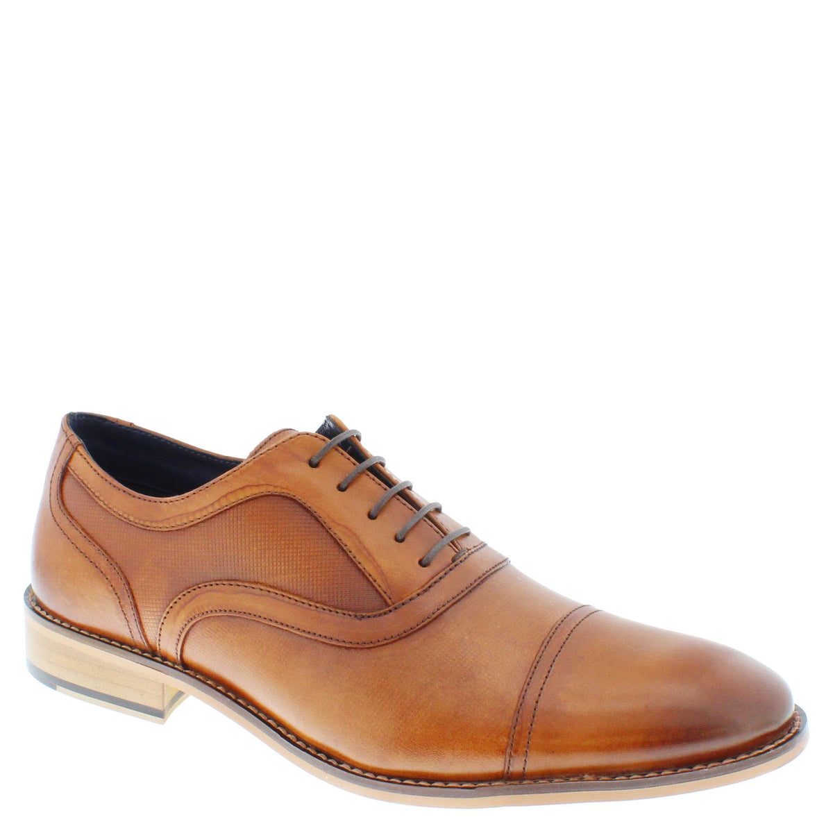 Herbert Frank Holborn Men's Leather Oxford Cap Shoes