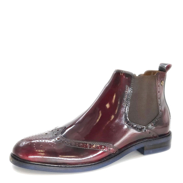 HX London Erith Brogue Chelsea Leather Boots